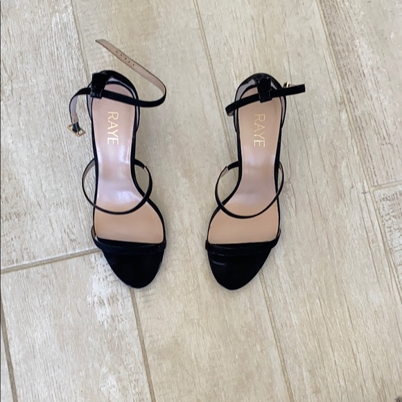 Rave Black Suede Heels - Picture 1 of 2